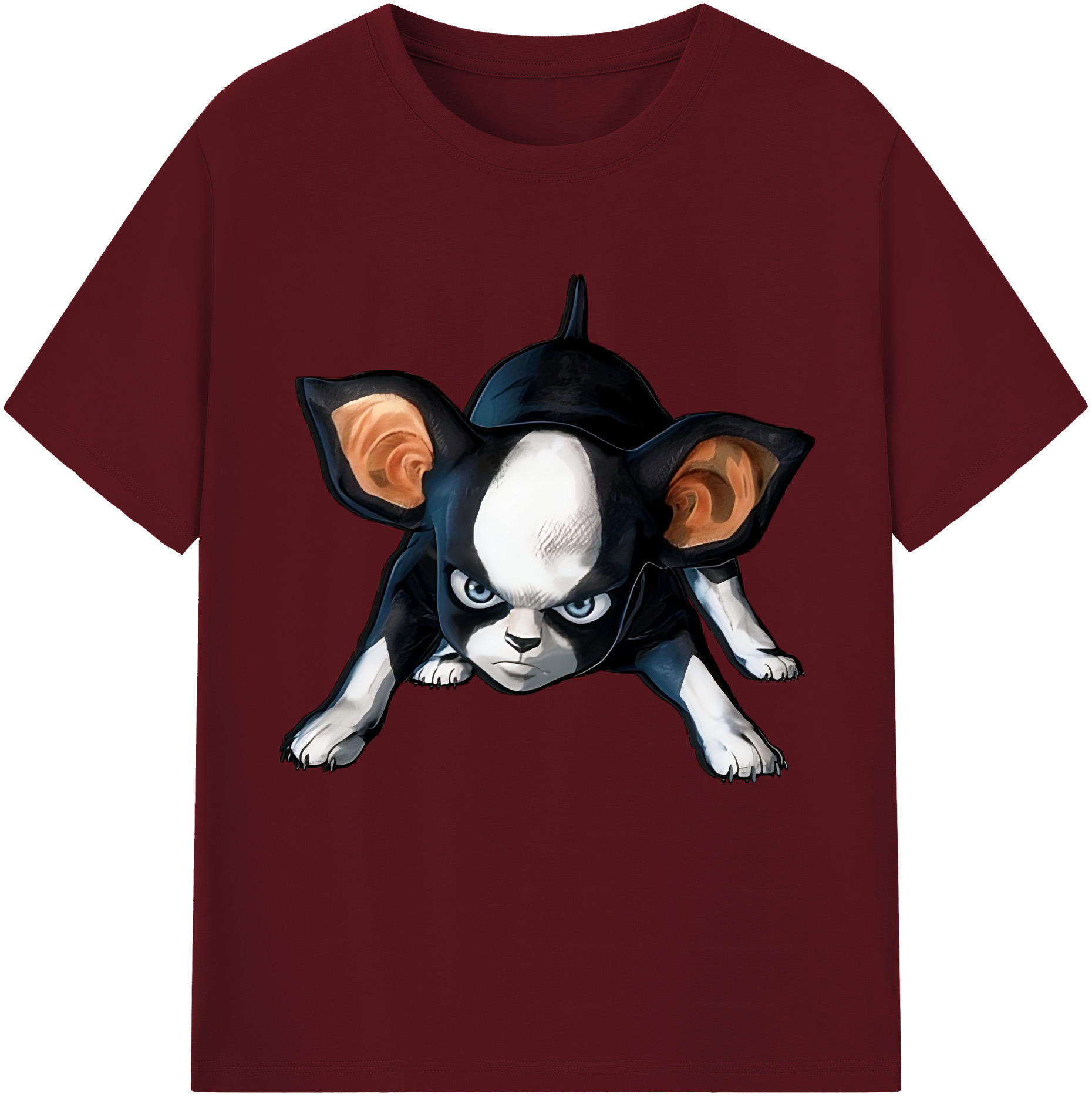（画像用） ジョジョの奇妙な冒険 イギー JoJo's Bizarre Adventure Iggy 綿100％半袖Tシャツ（フロントプリント）